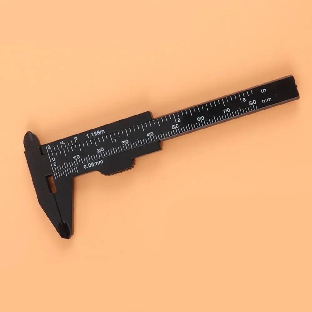 QiwuPortable 80mm Plastic Eyebrow Measuring Vernier Caliper Tattoo Microblading Caliper Ruler Permanent Makeup Measurement Tools
