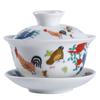 Chinese Traditions Gai Wan Tea Set Bone China Tea Sets Dehua Gaiwan Tea Porcelain Pot Set For Travel Beautiful And Easy Kettle