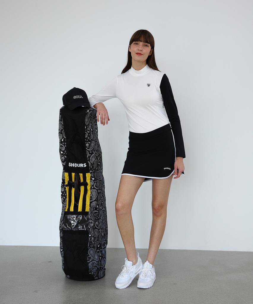 5HOURS Flex Two Tone 4-Way Skort_Black