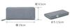 Credolan Long Wallet with Round Genuine Zipper, Leather, Gray, CR-CL3890-GY