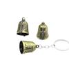Retro Metal Jewelry Keychain with Bell Pendant - Car and Bag Decoration