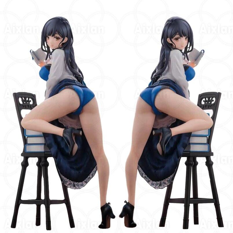 27cm Anime Native Character Bungaku Shoujo 1 /7 Girls Pvc Action Figures Anime Adult Figure Model Toys Gift