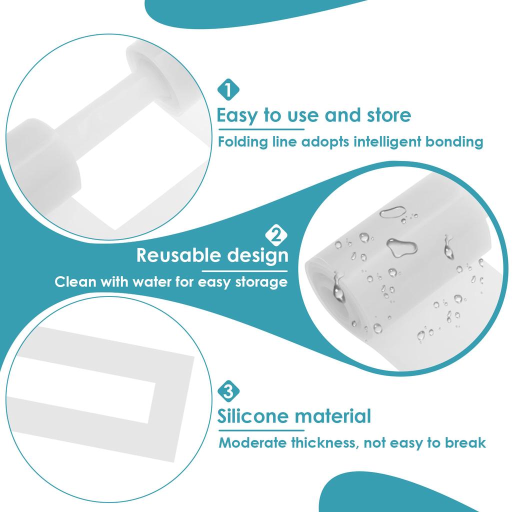 Parking Lot Line Stencil Silicone Parking Lot Marking Stencil Regular Line Roadway Straight Guide Templates for Sports Grounds
