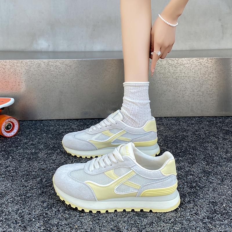 Platforms Ladies Casual Sports Shoes Comfy Students Sneakers Summer Popular New Autumn Women Sneakers Genuine Leather