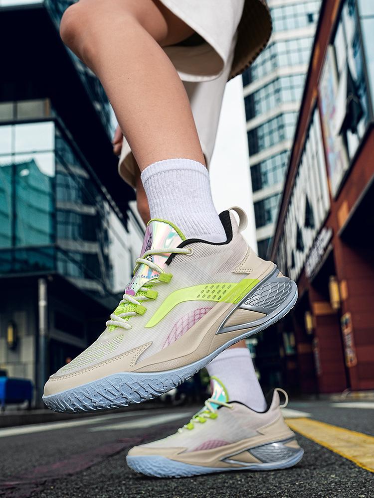 Basketball Shoes 2025 Spring New Sneakers Low-top Student Running Non-slip and Wear-resistant Medium-top Street Sneakers Men