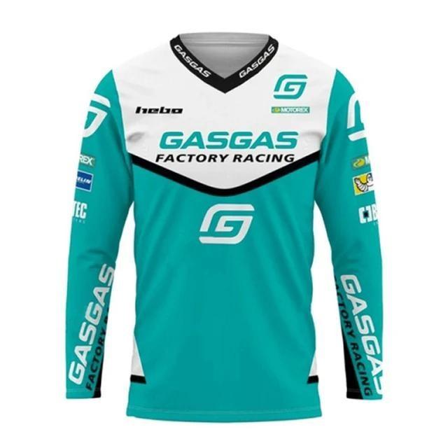 Motorcycle Riding Clothing Downhill Bike MTB Jersey Men's Long Sleeve Cycling Shirt Maillot Ciclismo Hombre