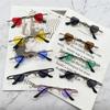 Mini Sunglasses Women Men Ultra-small Heart Shape Design Metal Frame Sun Glasses Shades Fashion Vintage Hip Hop Punk Eyewear