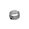 Pure S925 Lovely Silver Heart Shaped Ring For Women Ideal For Birthdays And Gifts