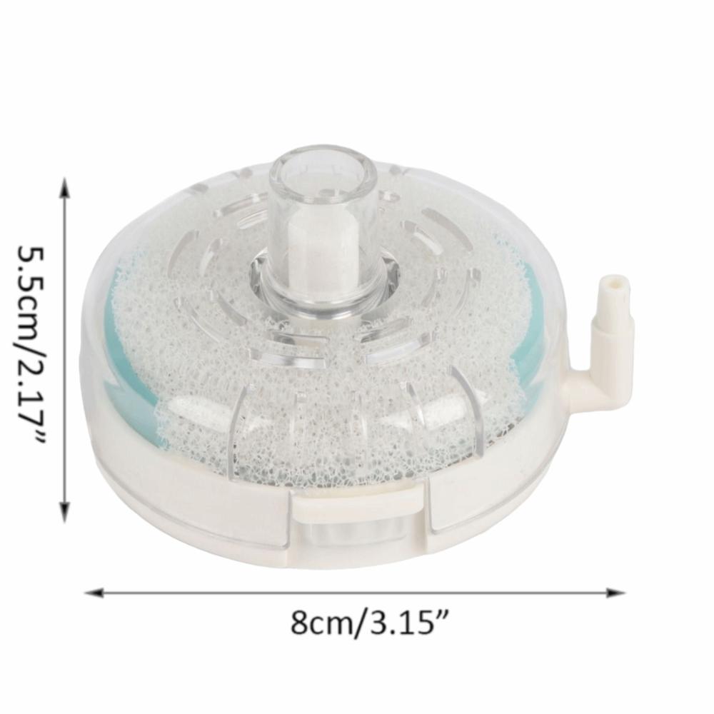 Mini Filter Ultra Thin Aquarium Filter Submersible Round Shape Sponge Filter Sponge Mini Aquarium Filter Fish Tanks