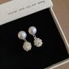Korean Style Zircon Butterfly Pearl Stud Earrings - Elegant, Versatile Jewelry for Women