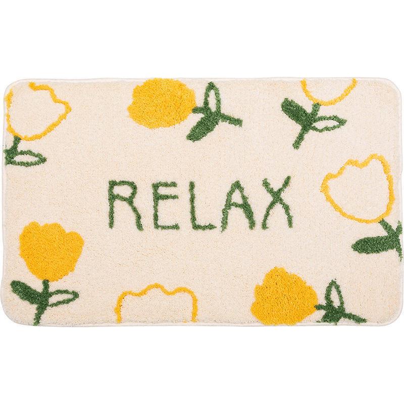 

Cartoon Piggy Rabbit Bathroom Rug With Nonslip Backing For Living Room And Bedroom Comfort Relax Friday