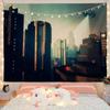 Mysterious Spaceship Tapestry Hanging Exoplanets Dorm Dormitory Star Universe Bedroom Living Room Home Decor