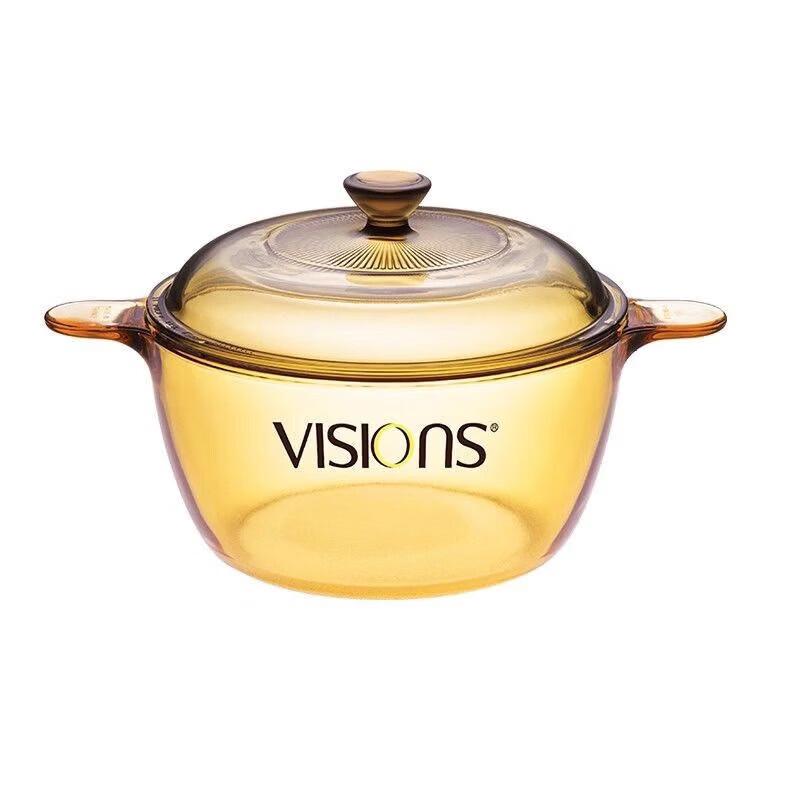 VISIONS Corning Crystal Clear Glass Pot 1.5L