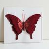 Simulation Christmas Butterfly Ornament Flocking Xmas Tree Decoration  Christmas Parties