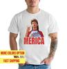 Joe Dirt Merica 4th of July Reprint T-Shirt Patriotic Unisex S-4XL Unisex T-Shirt