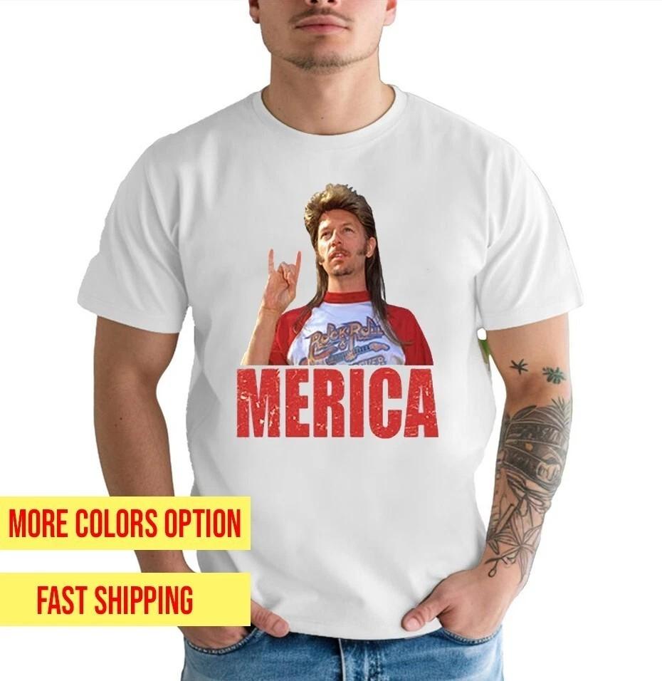 Joe Dirt Merica 4th of July Reprint T-Shirt Patriotic Unisex S-4XL Unisex T-Shirt XXXXL