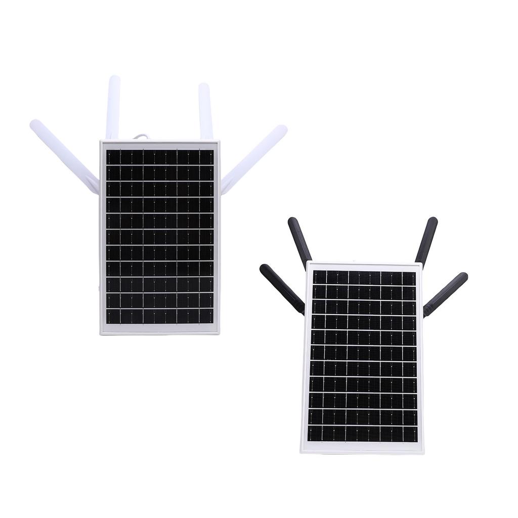 Solar WiFi 6 Extender IP66 Water Proof Solar Wifi Extender Signal Booster 18000 MAh Battery with SIM Card Slot for Camping RVs