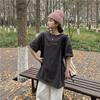 Women's Oversized Short-Sleeve White T-Shirt - Korean Salt Style Summer 2025 Trend