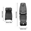 5Pcs Webbing Buckle Connector Fixed Buckle Webbing Clip Accessories Strap Buckle Button Backpack Connecting Buckle Set