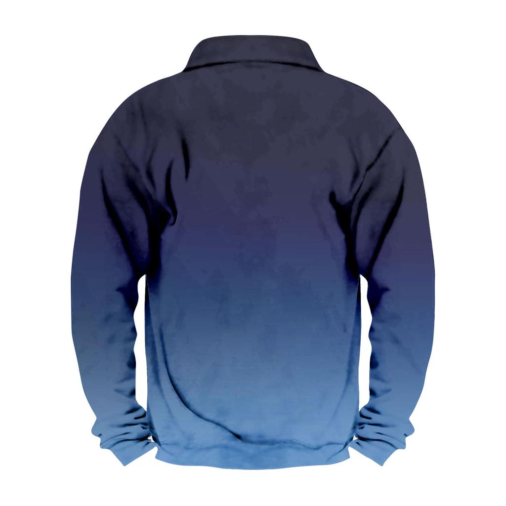 Men's Standing Collar Sweatshirt Is Outdoor Casual Sweaters Tops