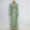 Loriya LR540 Beaded Dress - Spring/Summer Party Solid Color Robe