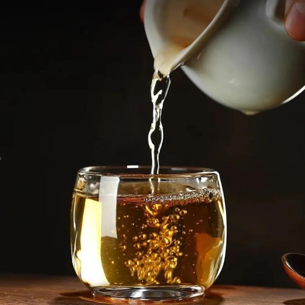 80mlGlassCrystal Cup Single Cup High End Tea Cup High Quality Crystal Bourbon Whiskey Glass Easy To Clean and Reusable Glassware