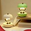 Yousheng Apples Panda Night Light USB Rechargeable LED Bedside Lamp Ambient Light Christmas Festival Cute Mood Light for Bedroom Desk Decor