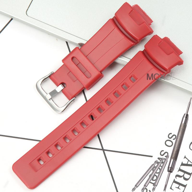Herren Resin Uhrenarmband Kompatibel für Casio G-100 g101 200 GW-2310 2110 g2300 Damen Gummi Armband Uhrenzubehör