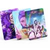 Kpop Demon Hunteres Cute Laser Card Cartoon Anime Derivative Peripheral Collection Cards  Happy Birthday Party Gift