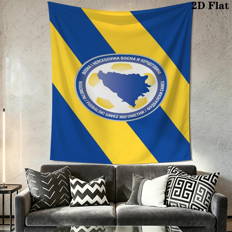 Bosnia and Herzegovina Wall Tapestry Aesthetic Wall Hanging Printed Fabric Blanket Decorative Tapestries for Bedroom Living Room Home Decor