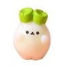 Cute Tiny Vegetables Resin Miniature Ornament Cartoon Scallion Figurine for DIY Dollhouse Fairy Garden Landscape Desk Office Decor