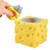1PC Popup Funny Mouse And Cheese Block Squeeze Anti-stress Toy Hide And Seek Figures Stress Relief Fidget Toys For Kids Adult