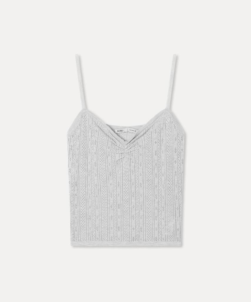 MIXXO [Set-Up] Crochet Sleeveless Knit_Miwkag741T