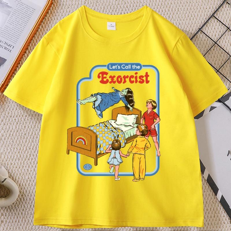 

Unisex LetS Call The Exorcist Funny Graphic TShirt Unisex Women Fashion Clothing Cotton Tops Fashion Summer Tee Shirt Clothes 4XL