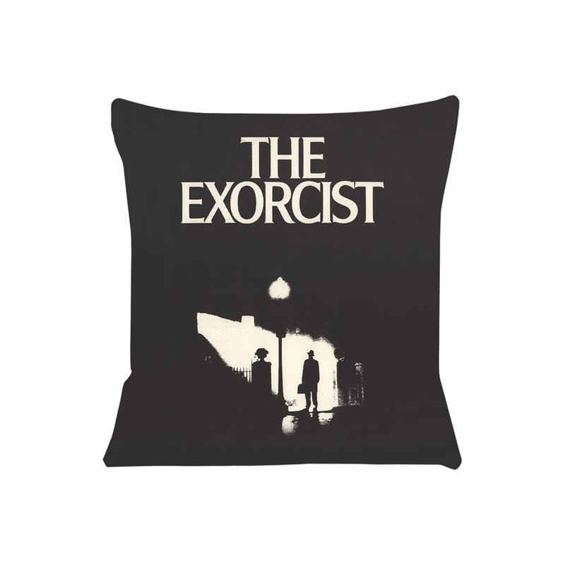 Horror Movie The Exorcist Cushion Cover For Sofa Pillow Case Cover Seat Car Throw Pillowcase 45X45Cm For Home Decorative Sj-567