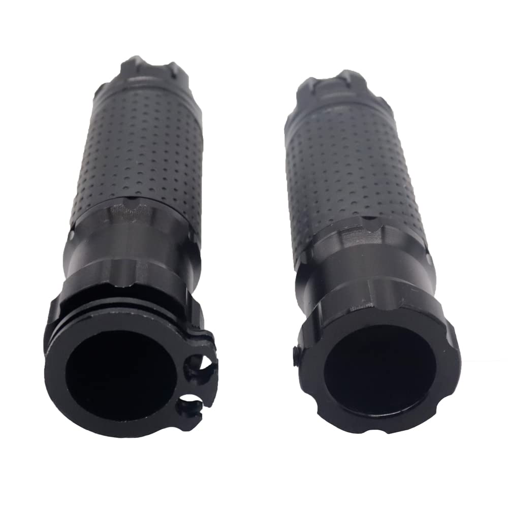 HLJSDZ 7/8" 22mm Universal Motorcycle Handle Grip Motorcycle Handle Grip for Honda Yamaha Kawasaki Suzuki Steering Wheel Grip