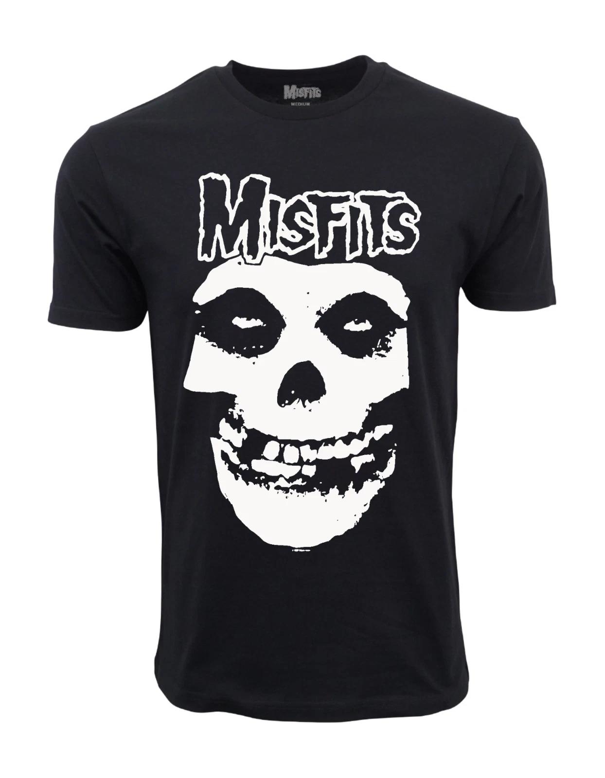 Unisex Adult Casual Graphic MISFITS FIEND SKULL T SHIRT T-Shirt XL