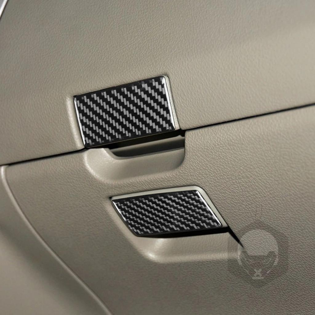 For Toyota Corolla 2007 2008 2009 2010 2011 2012 2013 Accessories Carbon Fiber Interior Codriver Storage Box Handle Trim Sticker