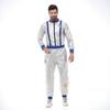 Halloween new wandering earth silver glossy astronaut spacesuit top pants COS parent-child performance suit