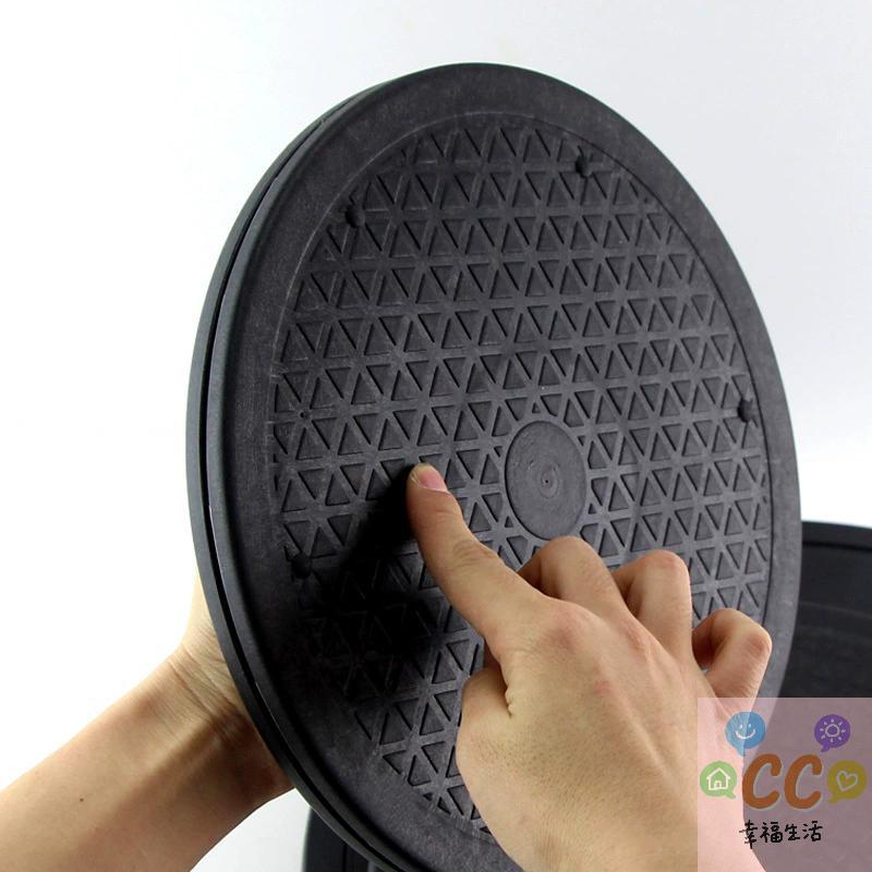 2025 NEU HUA HUA Praktischer 8" 20cm Schwarzer Kunststoff Drehteller Rund Bonsai 360 Drehbarer Drehteller Für Monitor TV Drehteller HUA HUA