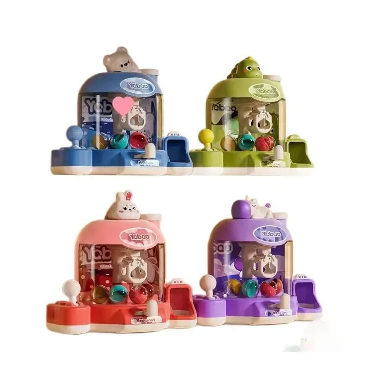 Non-Toxic Kids Clip Doll Claw Machine Doll Grabber Arcade Crane Claw Machine With Music And Lighting Mini Doll Machine Toy Christmas Gift