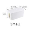 Home Office Cable Organizer With Cover For Data And Power Wires