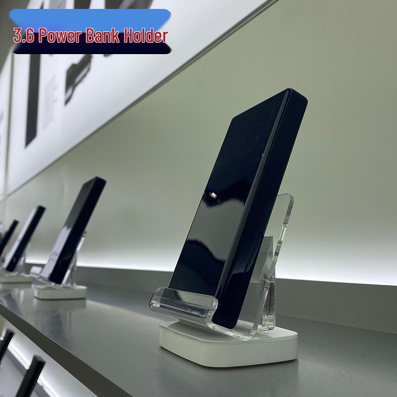 Power Bank Holder Mobile Phone Stand - Multi-functional and Adjustable Desktop Stand Power Bank Holder