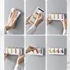Four-grid Wall Mounted Hanger Punch Free Sundries Storage Hooks  for Hair Accessories