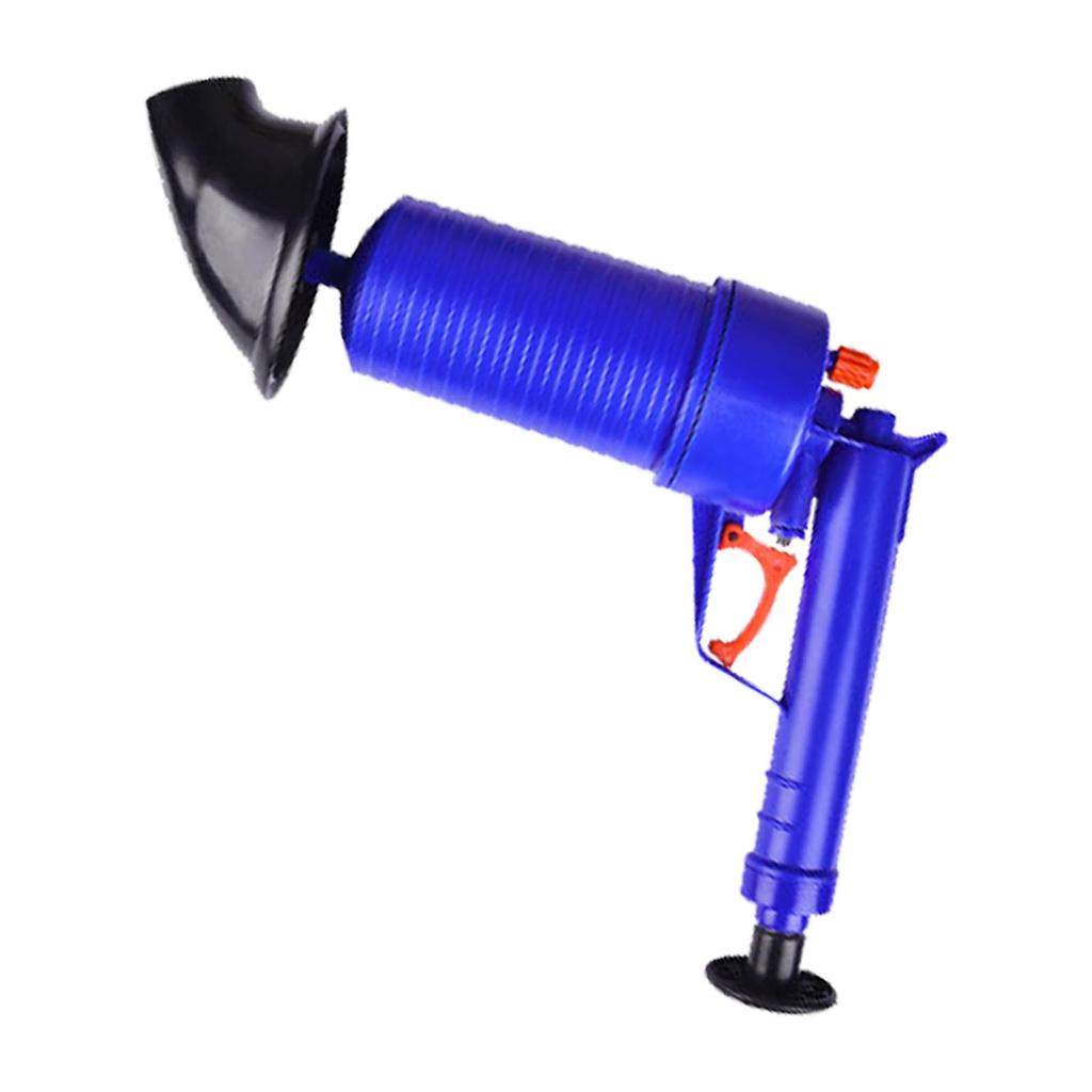 Drain Blaster Pipe Toilet Plunger Drain Clog Remover Tool for Sink Bathtub Kitchen Dark Blue