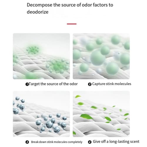 Yiooskl 6 Portable Shoe Deodorizer Balls, Compact Plastic Air Freshener Balls for Freshness On the Go