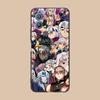 Demon Slayer Tengen Uzui Phone Case for Huawei P60 P50 P40 P30 P20 P10 P9 P8 Pro Lite Plus Black Smartphone Cover Luxury
