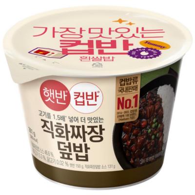 [CJ] HATBAN Korean Cup Rice Cupban Jjajang 281g
