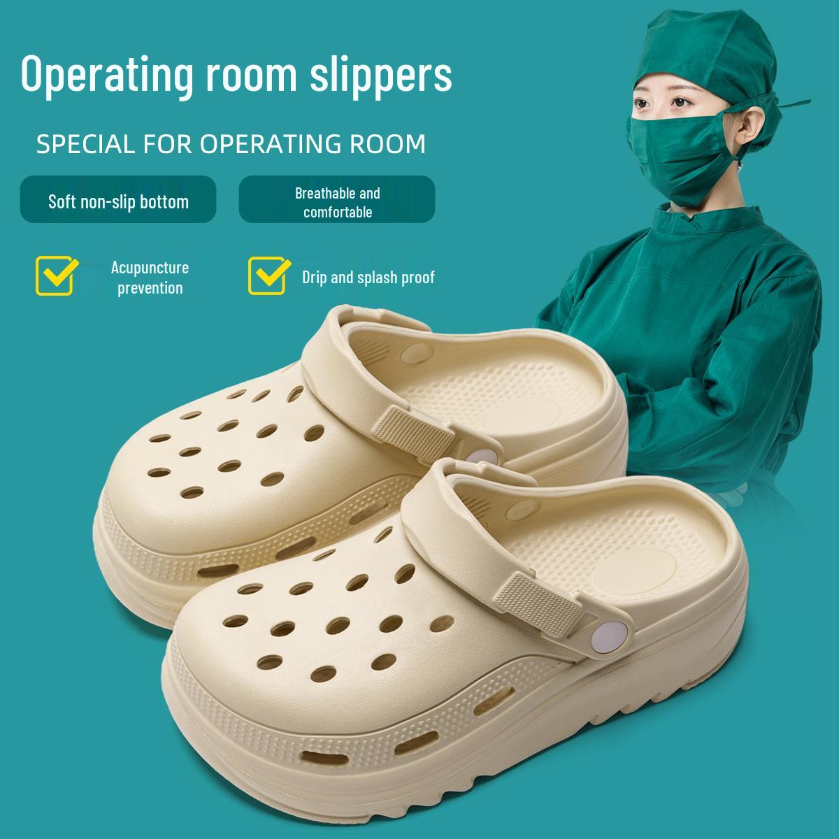 

EVA Medical Clogs: Unisex Thick Sole Shoes for Summer, Home & Beach Use 36-37 чорний