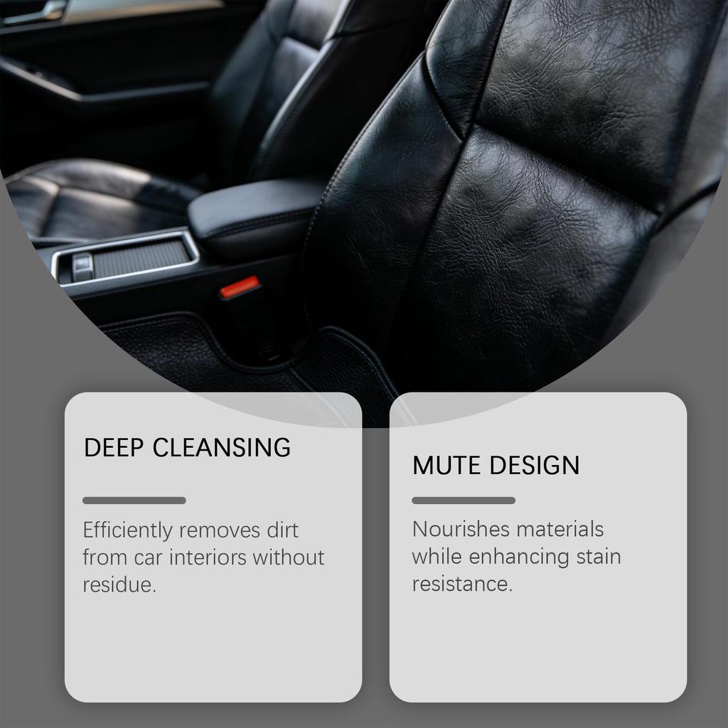 Brunizo Leather Care Cream: Gentle Cleaner & Renovator for Car Interiors